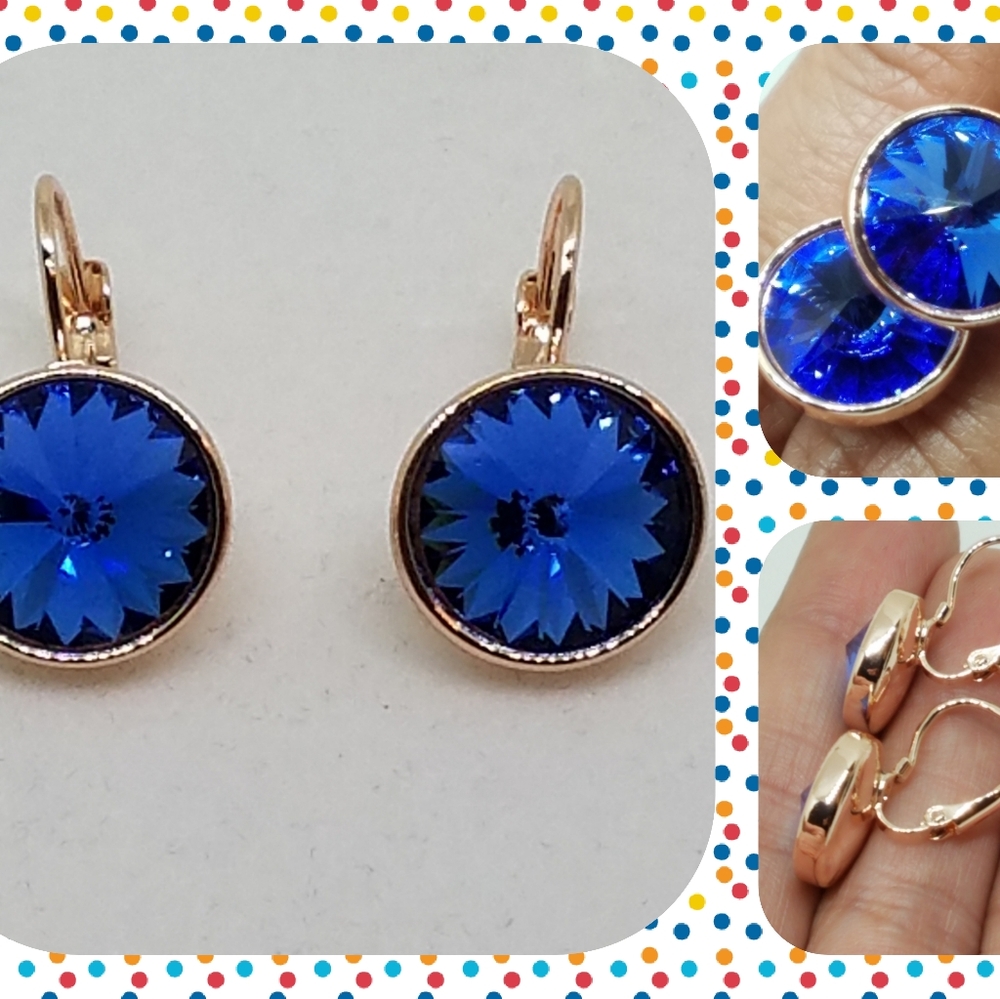 Blue earrings